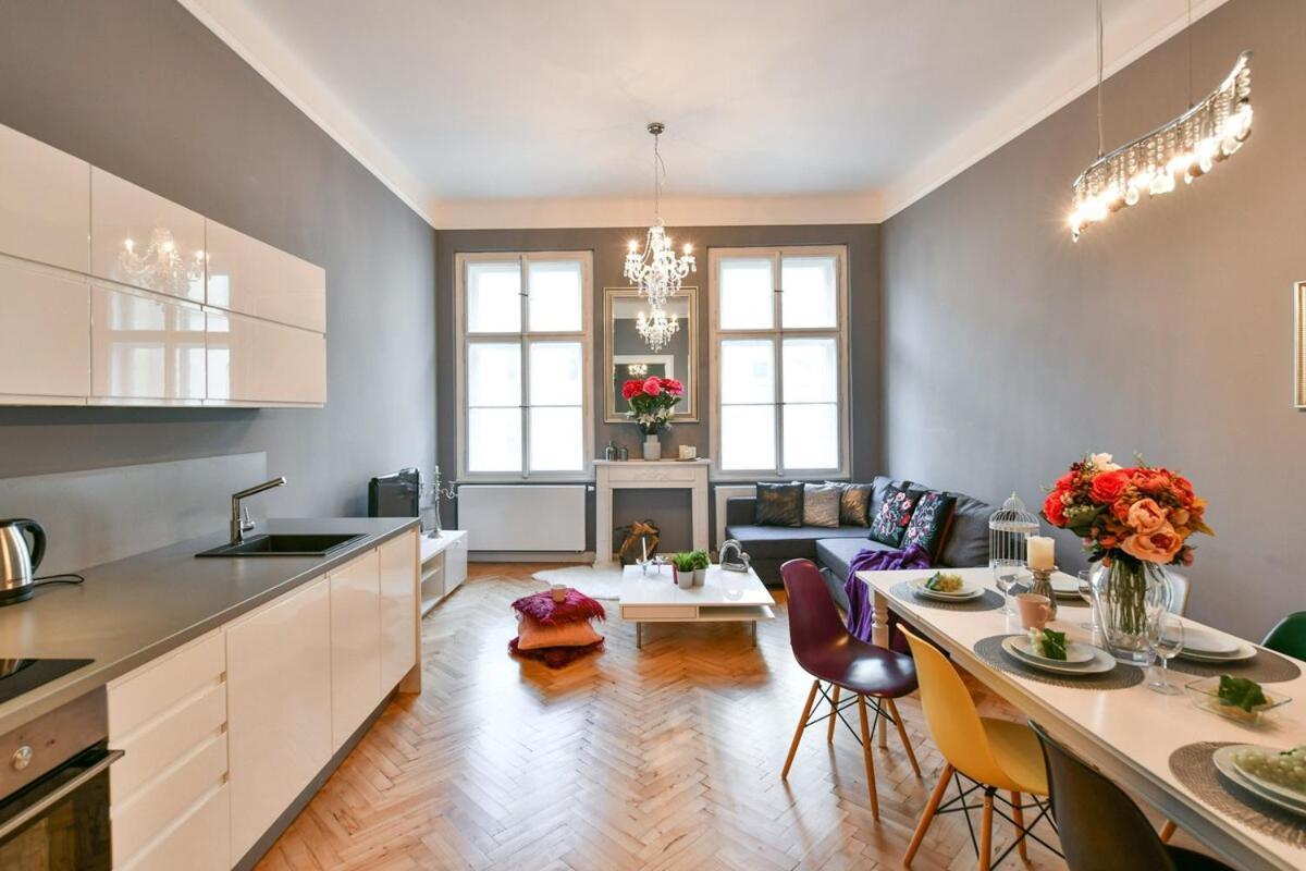Cityscape Wenceslas Square Appartement Praag